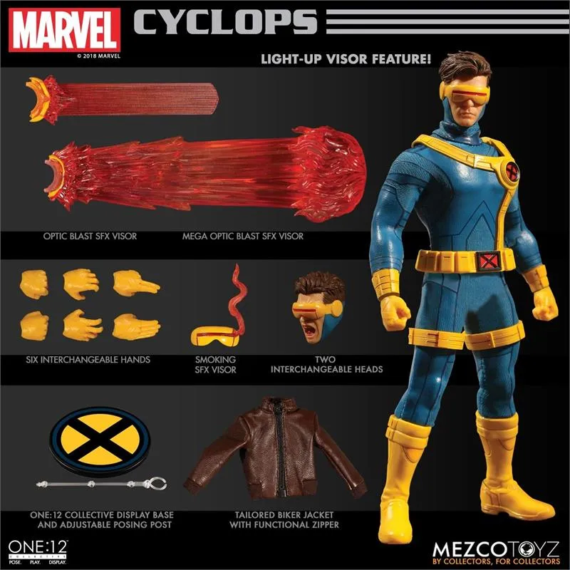 Cyclops One:12 Collective action figure by Mezco (X-Men)