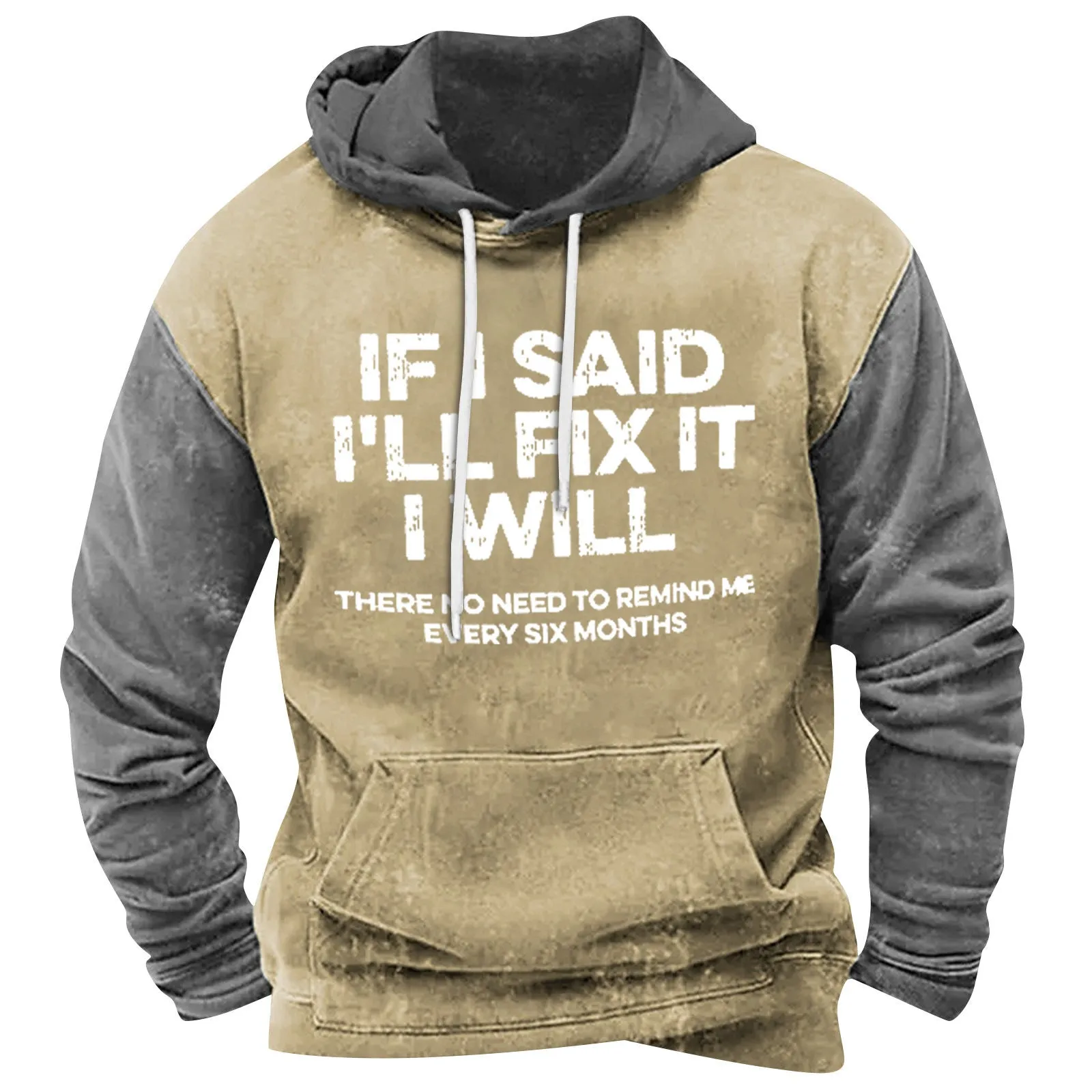 European and American Fashion Hooded Sweatshirt