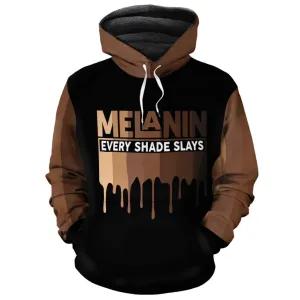 Every Shade Slays Melanin Premium Hoodie