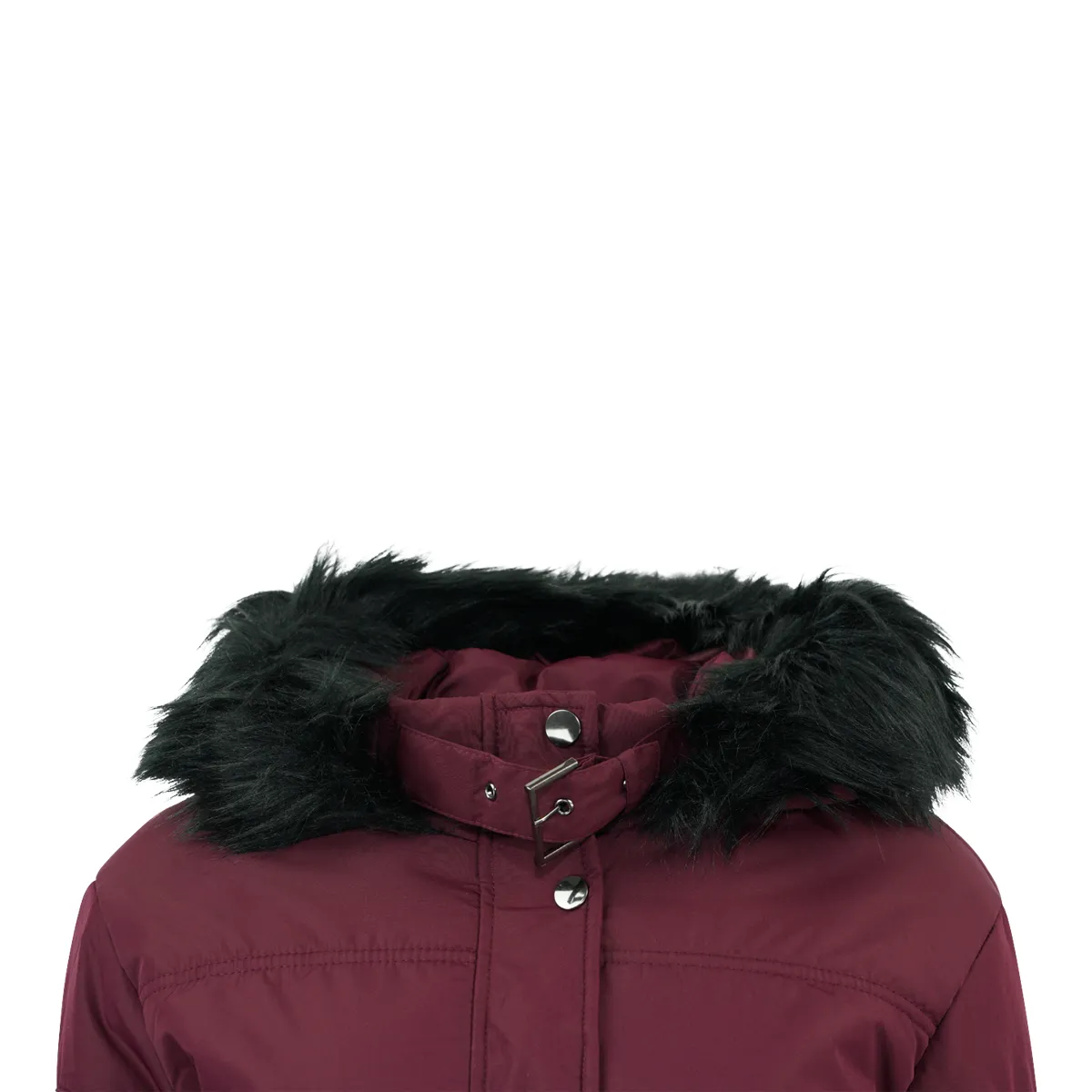 Falls Creek Junior Fur Trimmed Hooded Puffer Jacket