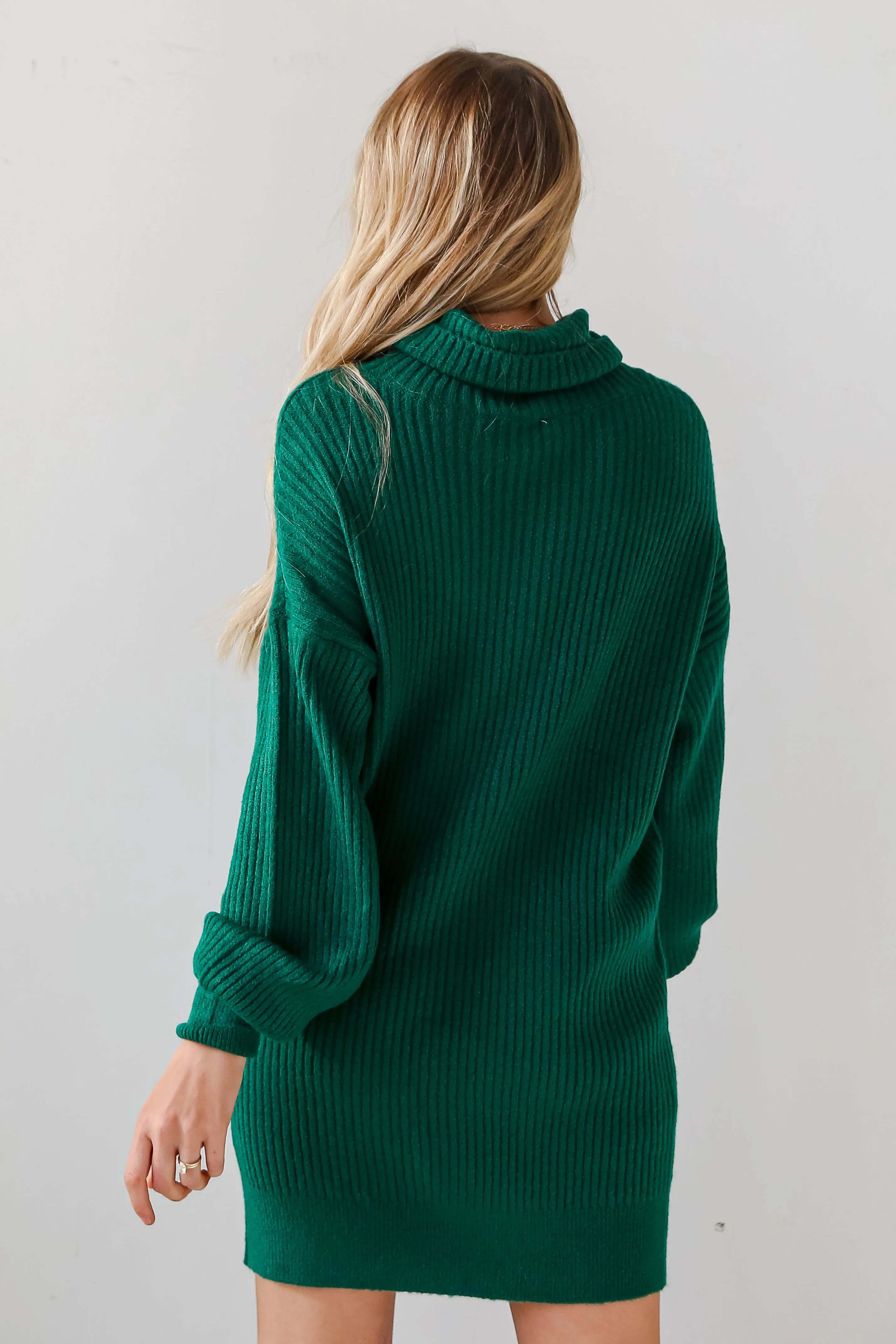 FINAL SALE - Warmer Love Turtleneck Mini Sweater Dress