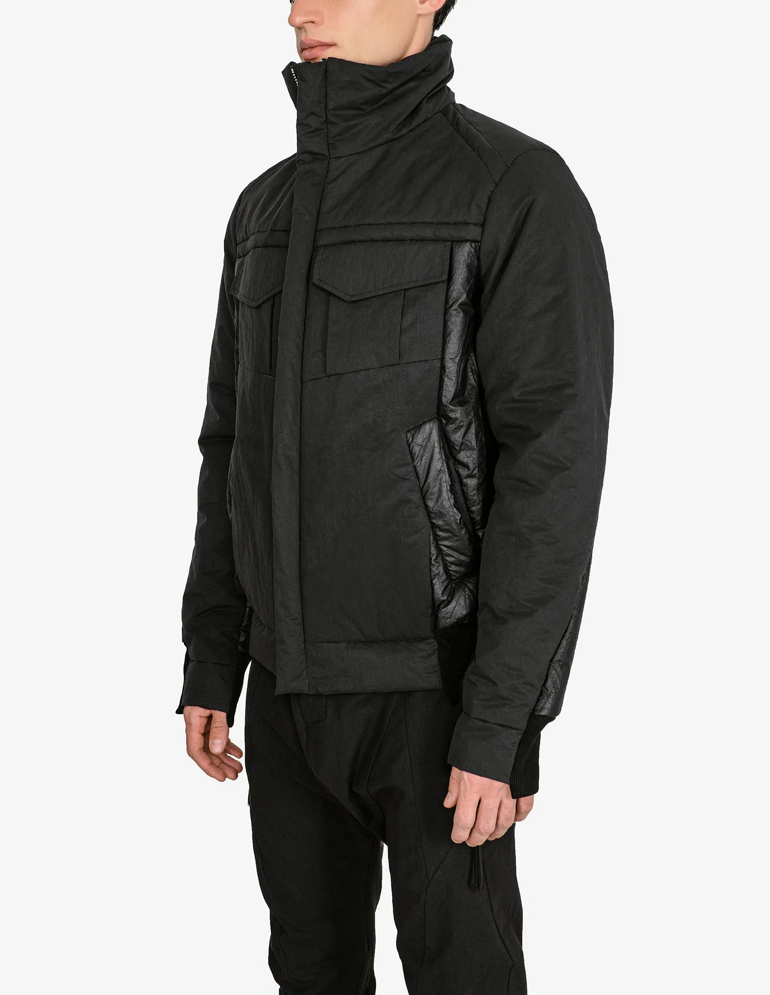 Flap-Pocket Puffer Jacket