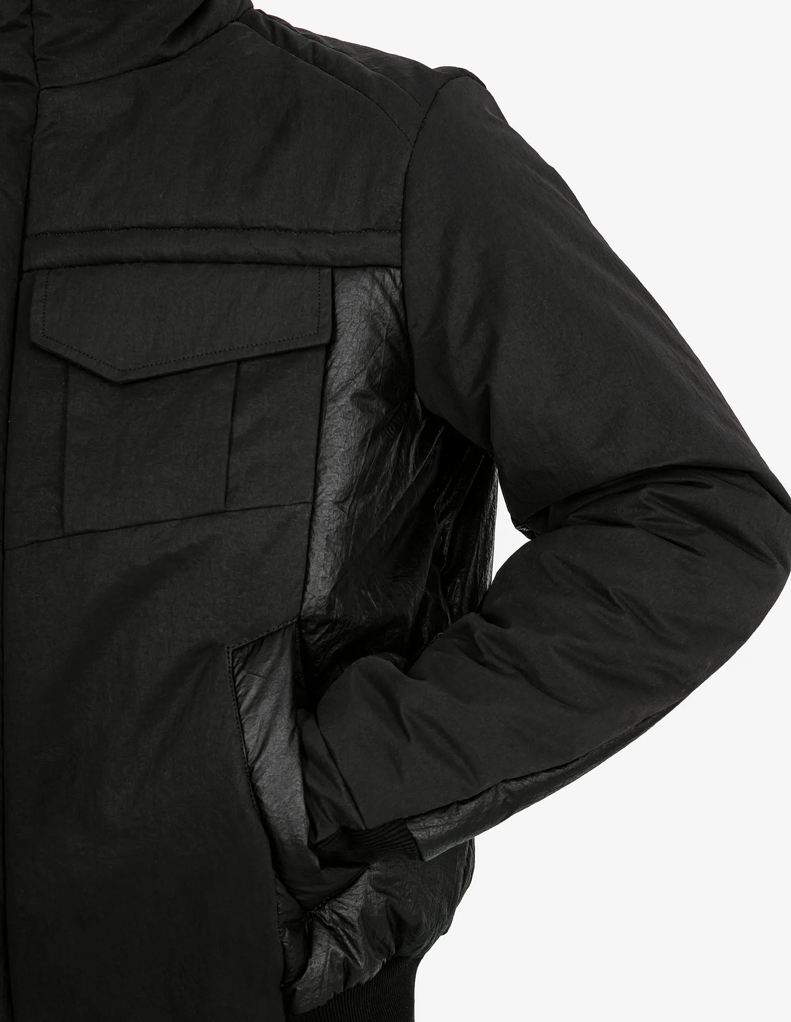 Flap-Pocket Puffer Jacket