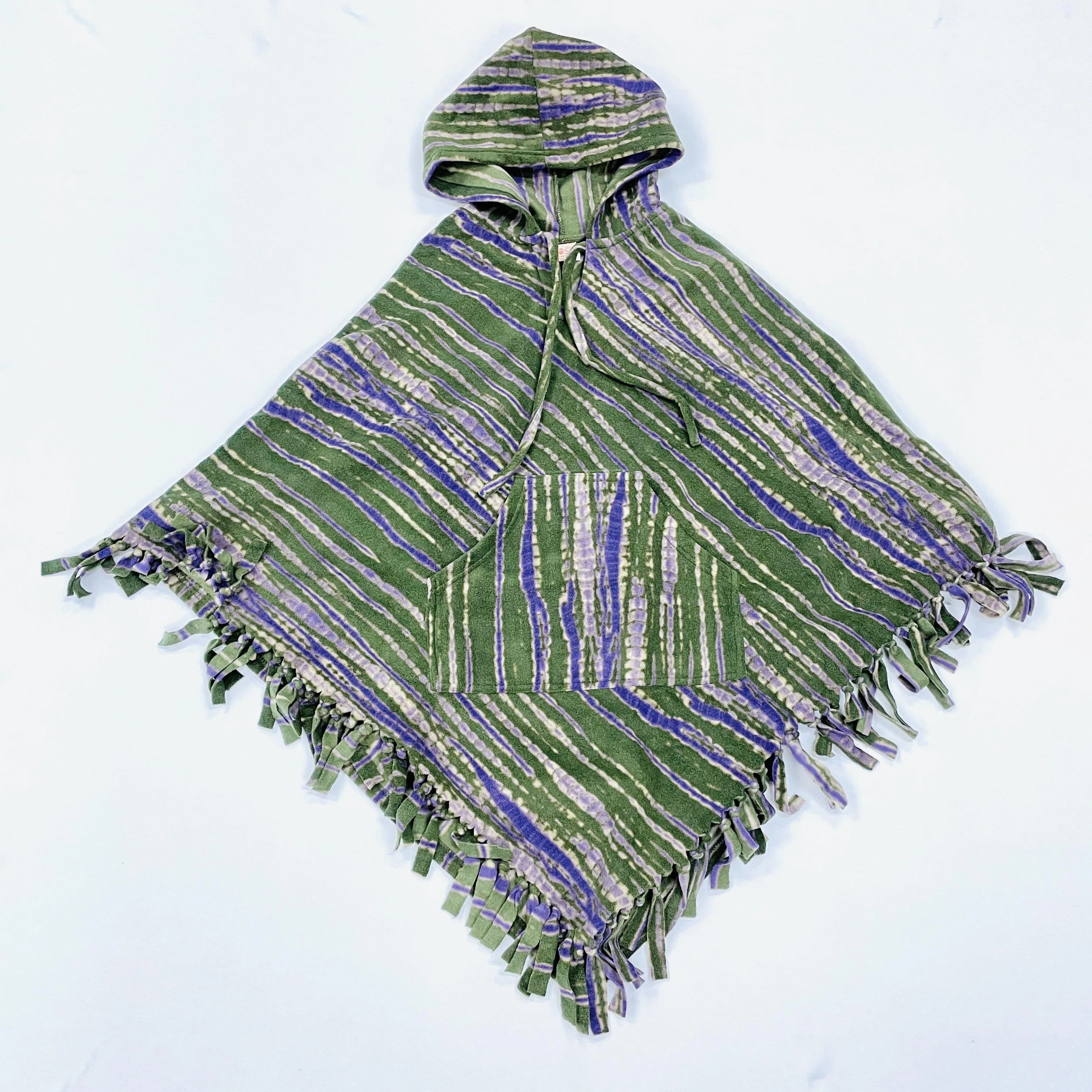 Fleece Fringe Poncho