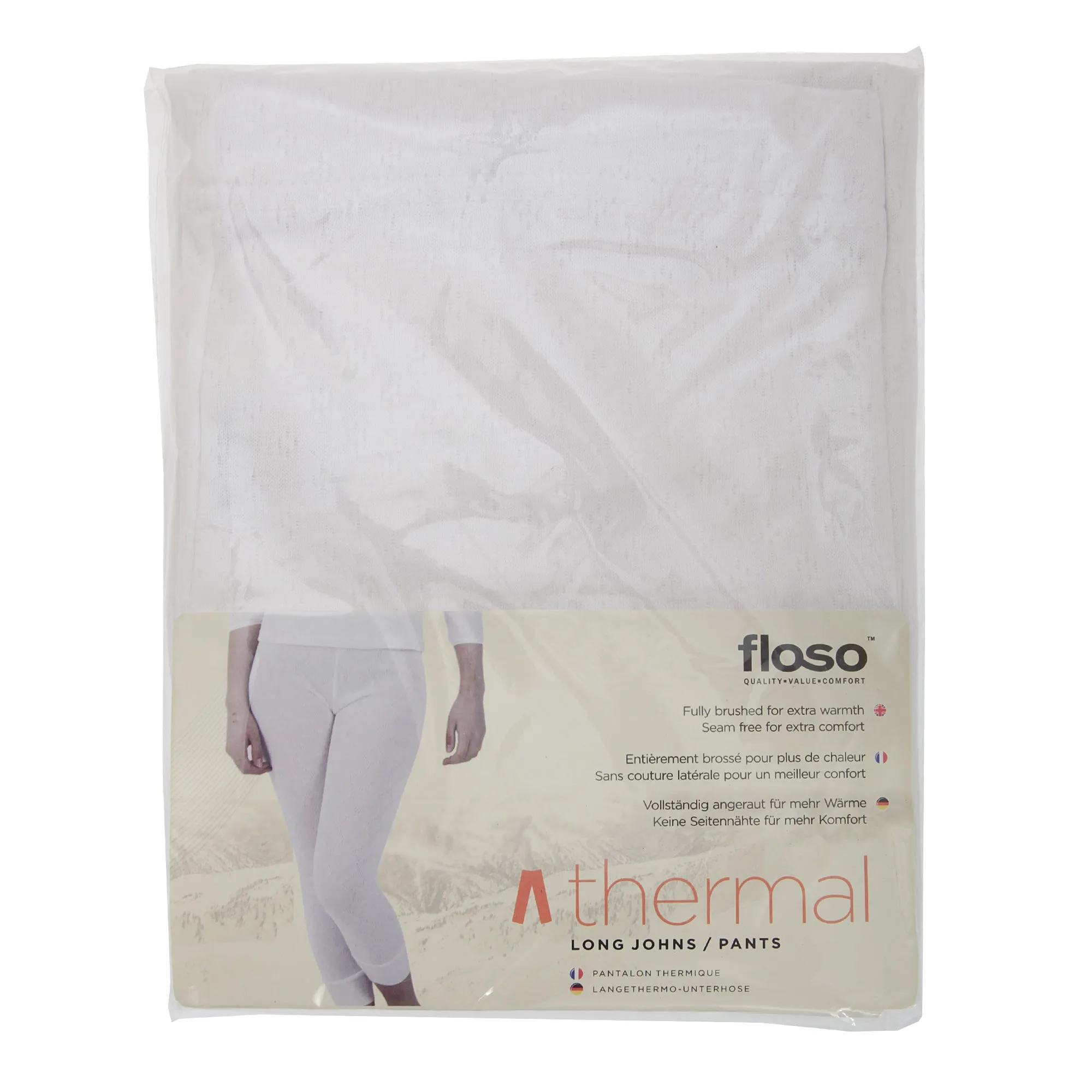 FLOSO Ladies/Womens Thermal Underwear Long Jane/Johns (Standard Range)