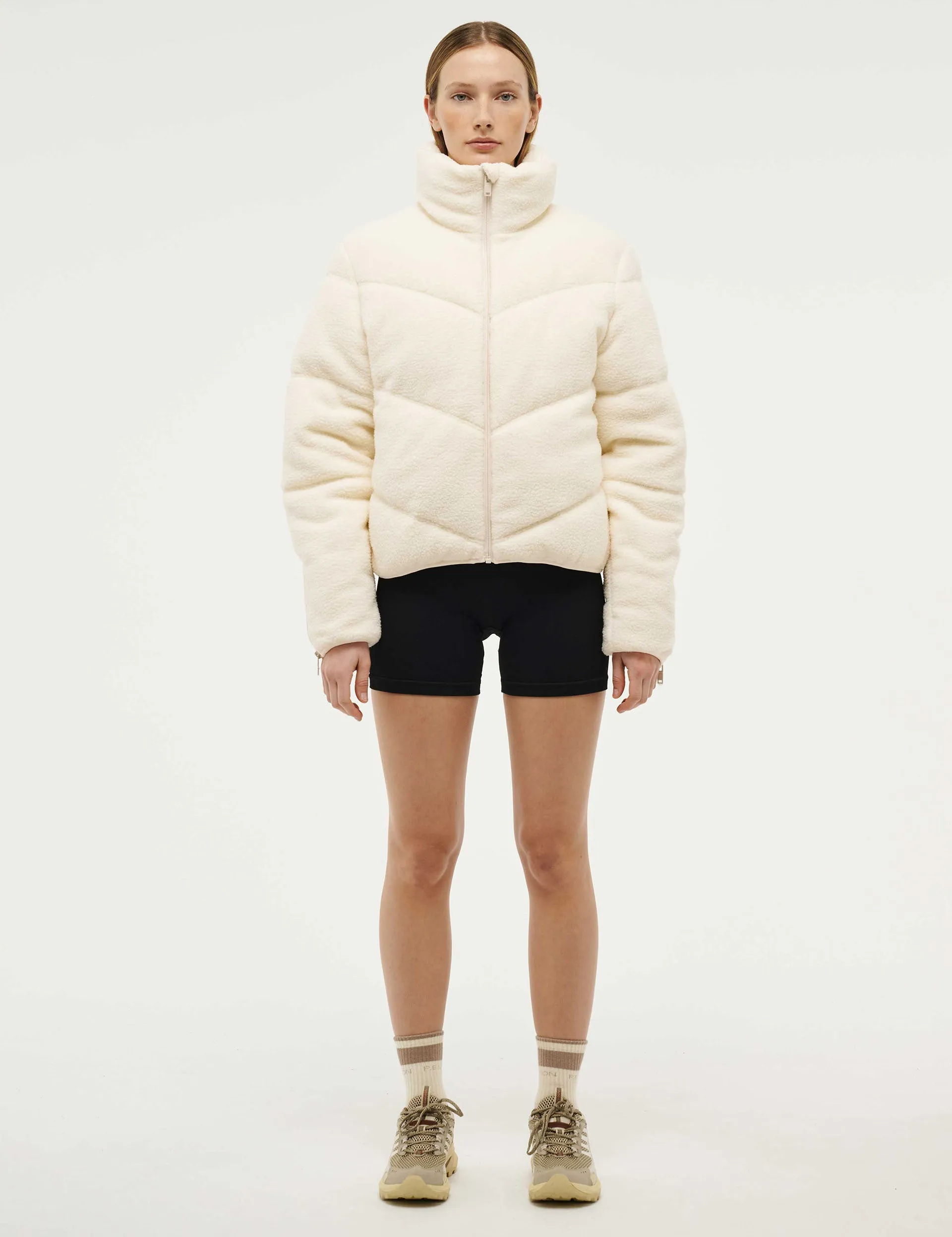 Fortune Sherpa Jacket - Whisper White