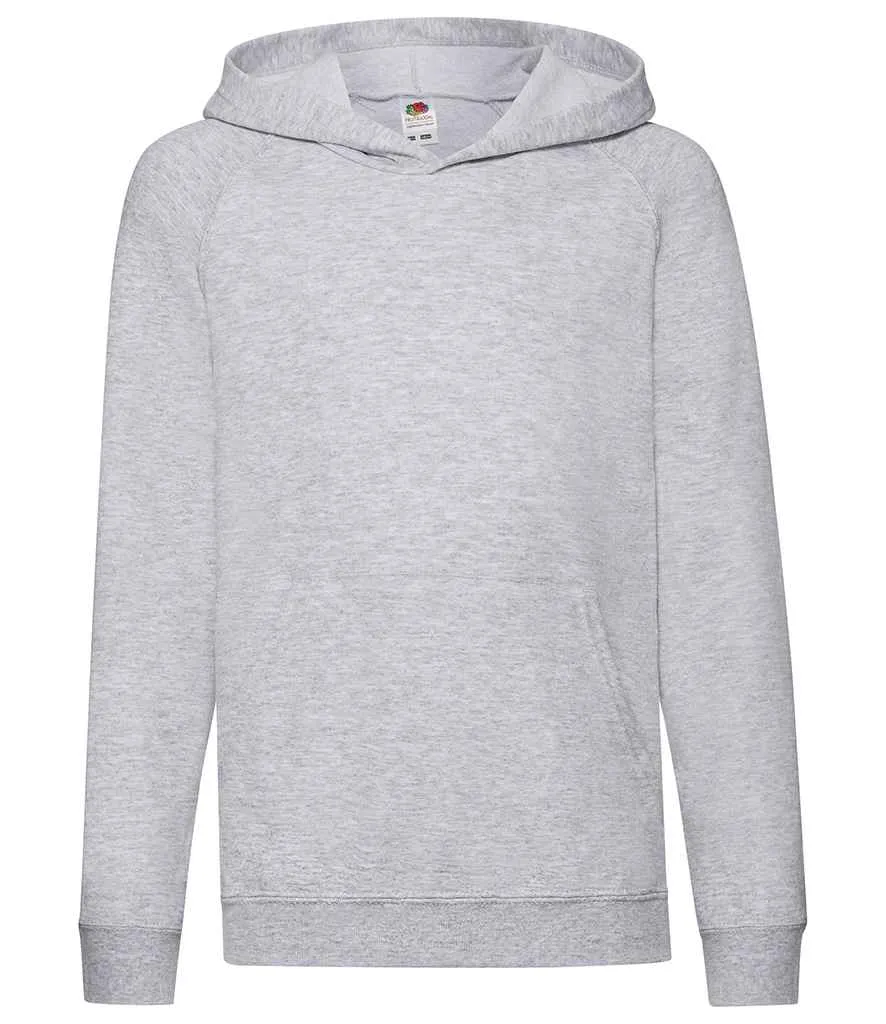 Fruit of the Loom Lightweight Hooded Sweatshirt (Childrens)