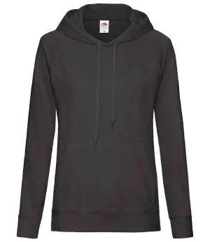 Fruit of the Loom Lightweight Hooded Sweatshirt (Ladies)