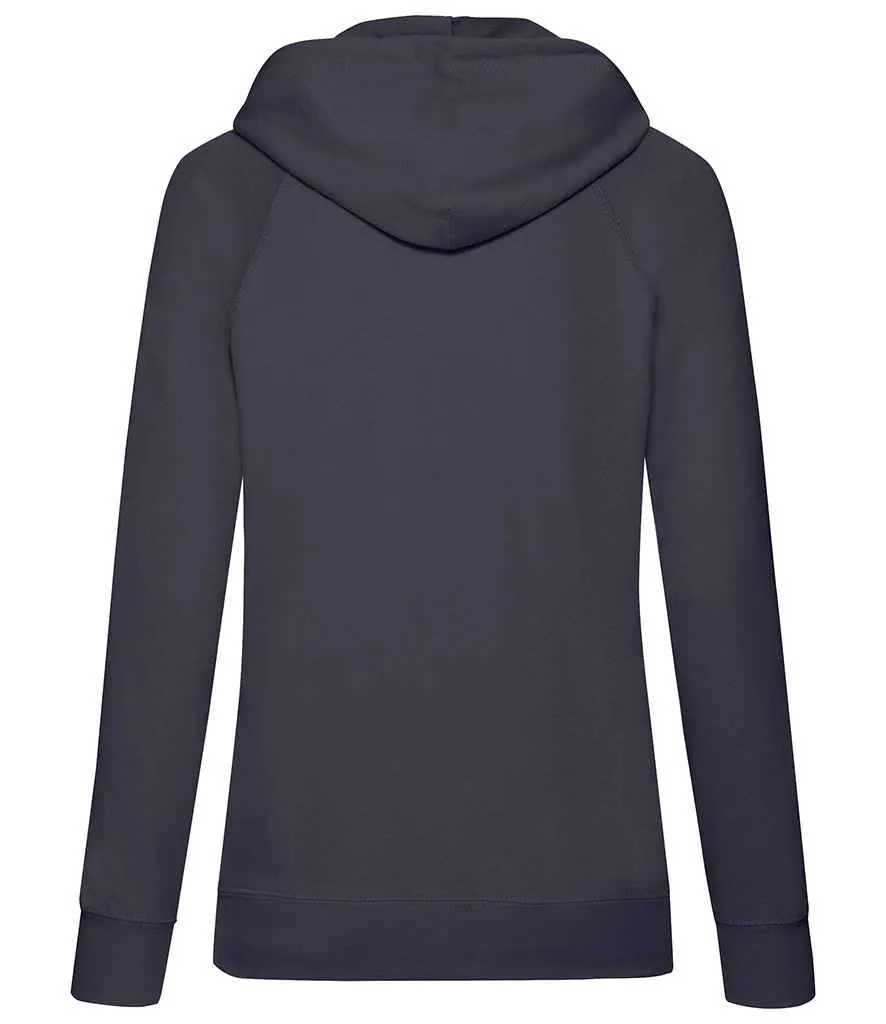 Fruit of the Loom Lightweight Hooded Sweatshirt (Ladies)