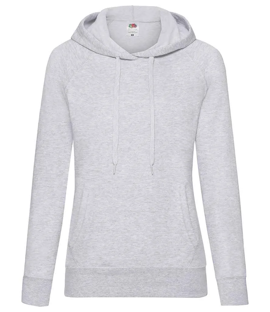 Fruit of the Loom Lightweight Hooded Sweatshirt (Ladies)