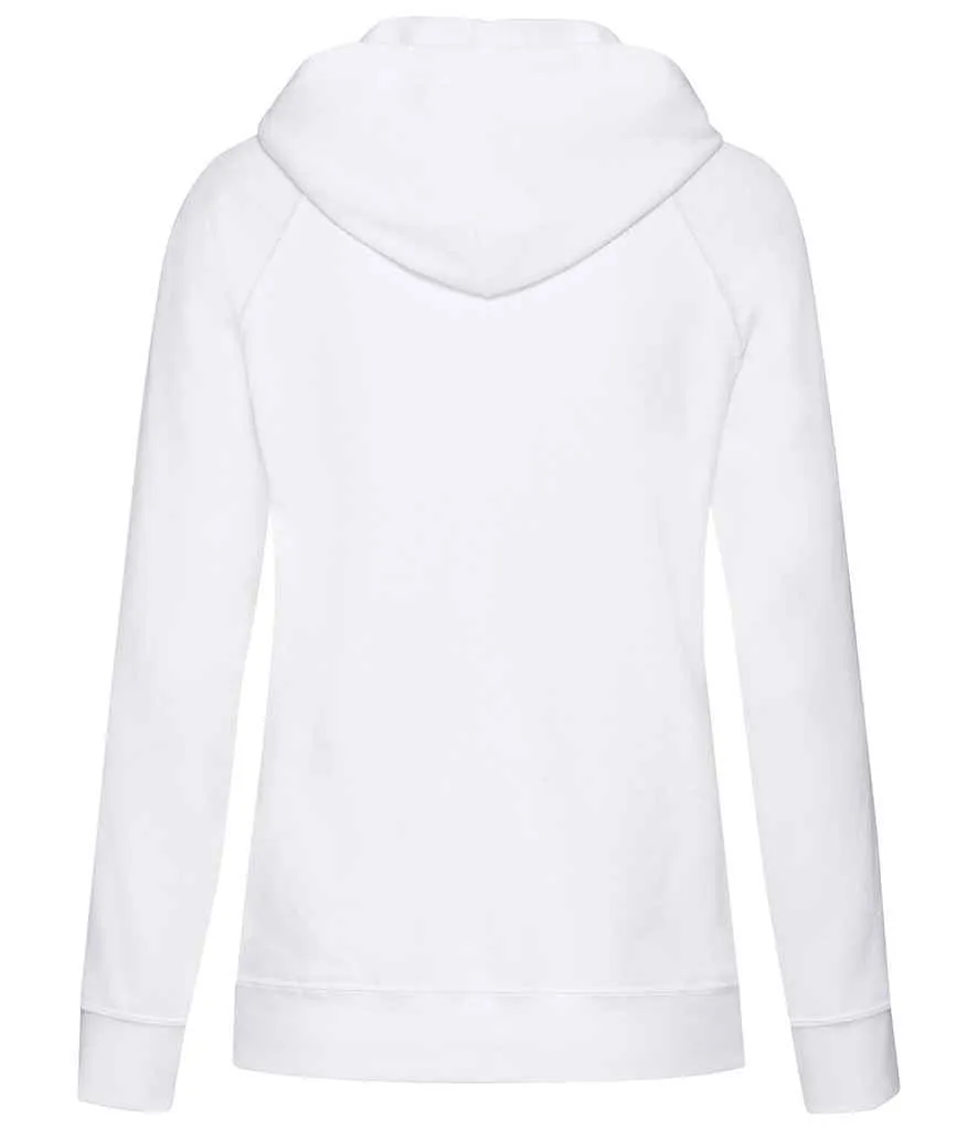 Fruit of the Loom Lightweight Hooded Sweatshirt (Ladies)