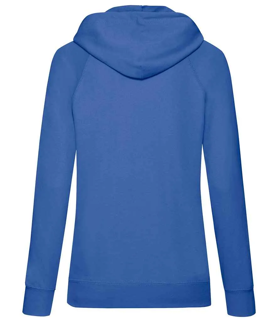 Fruit of the Loom Lightweight Hooded Sweatshirt (Ladies)