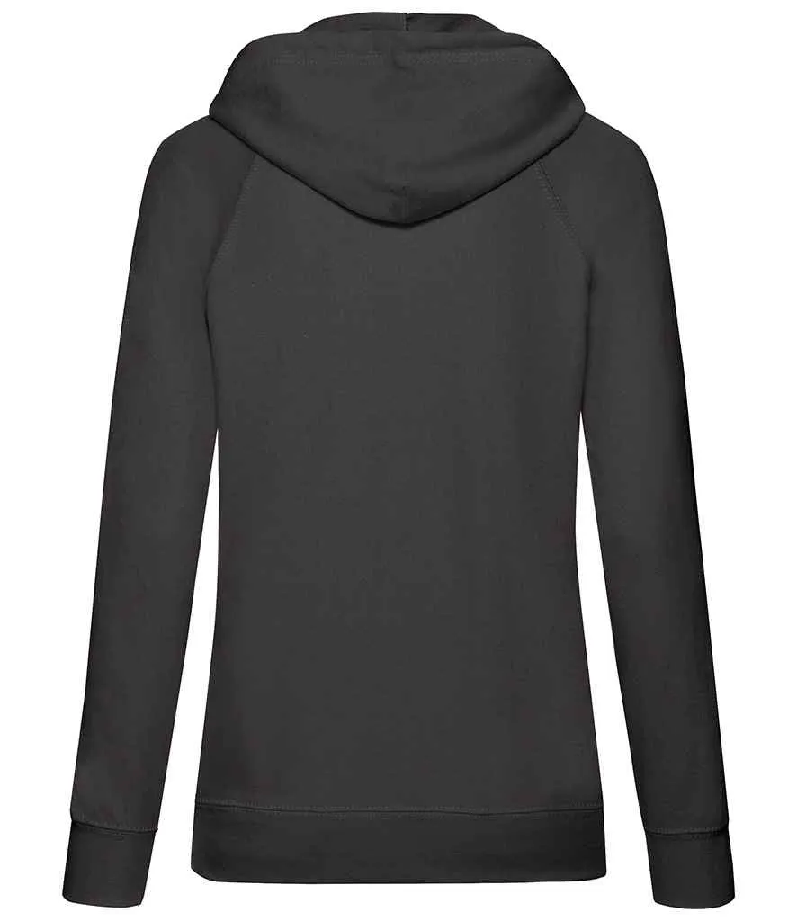 Fruit of the Loom Lightweight Hooded Sweatshirt (Ladies)