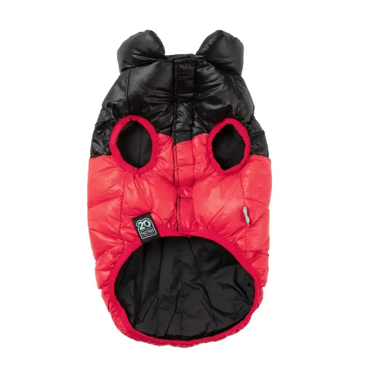 FuzzYard | South Harlem Dog Puffer Jacket - Red