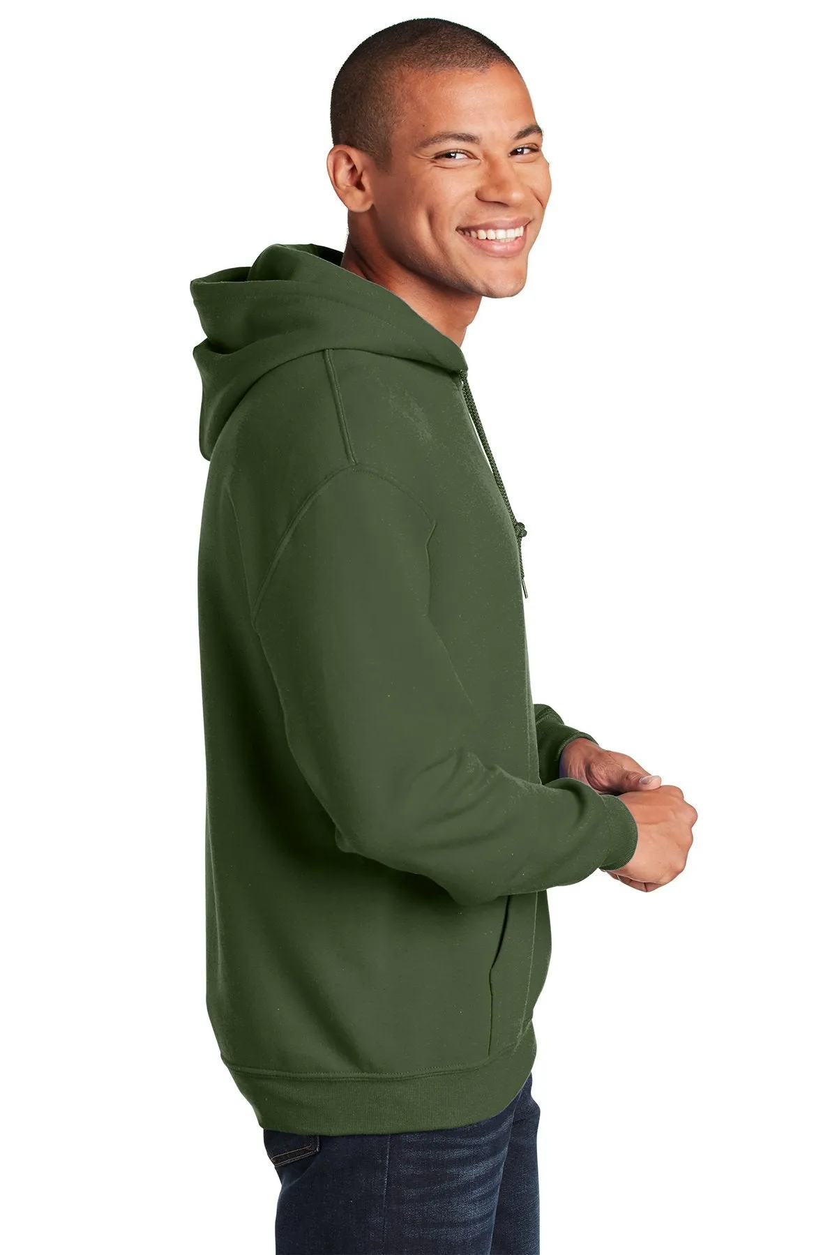 Gildan Heavy Blend Hooded Sweatshirt Military Green