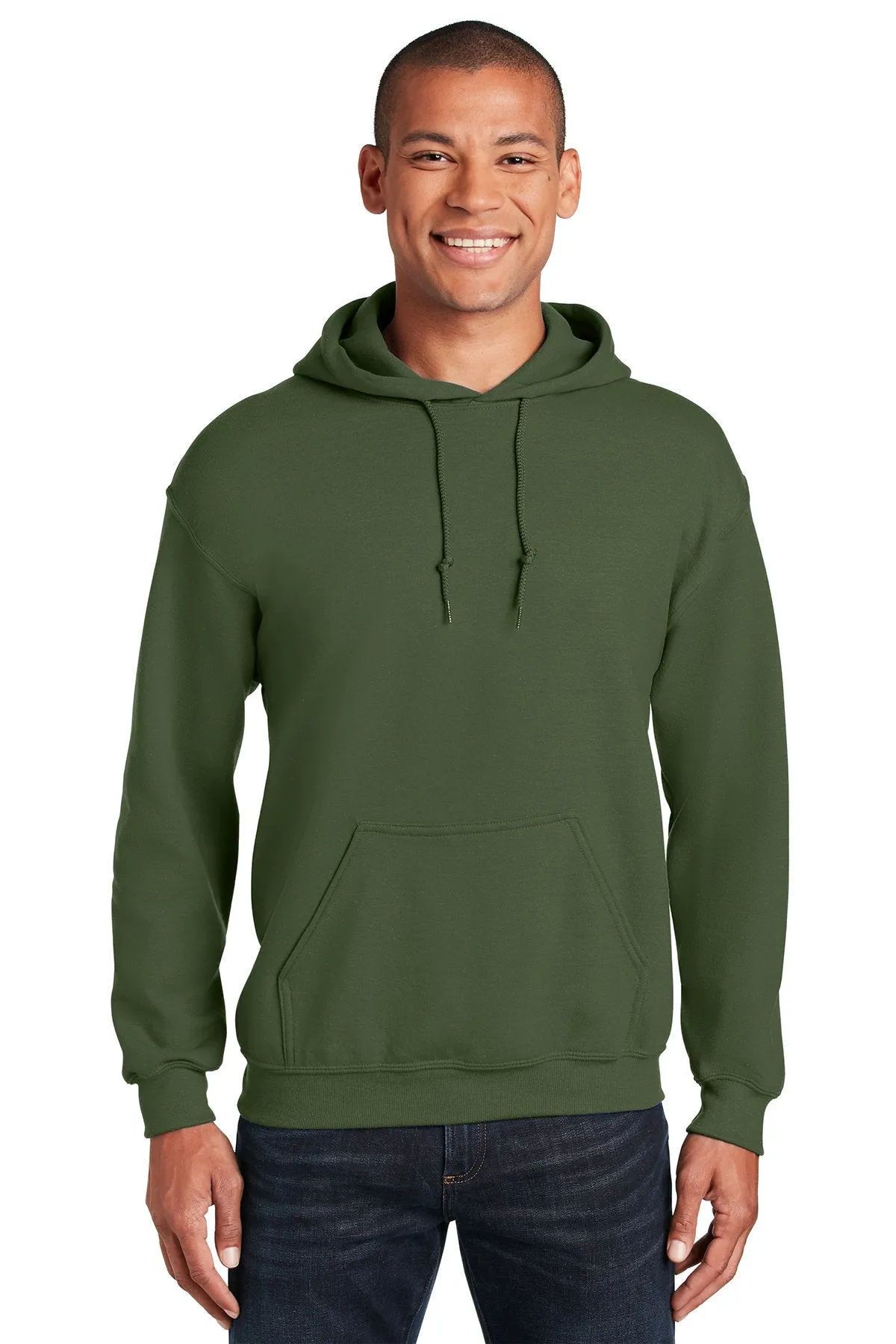 Gildan Heavy Blend Hooded Sweatshirt Military Green