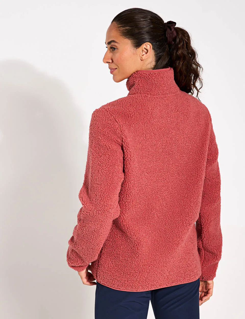 High Curl Jacket - Red Coral