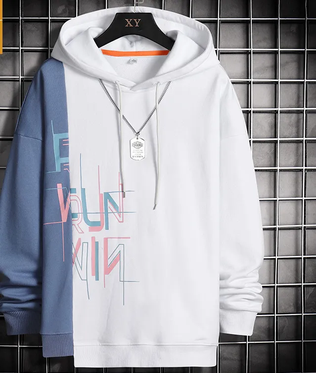 Hip Hop Alphabet Korean Hoodie Man