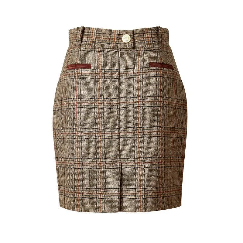 Holland Cooper Knightsbridge Ladies Skirt - Bourbon