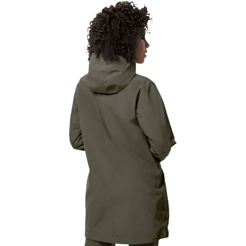 Jack Wolfskin JWP Pack & Go Long Women's Coat - Grape Leaf