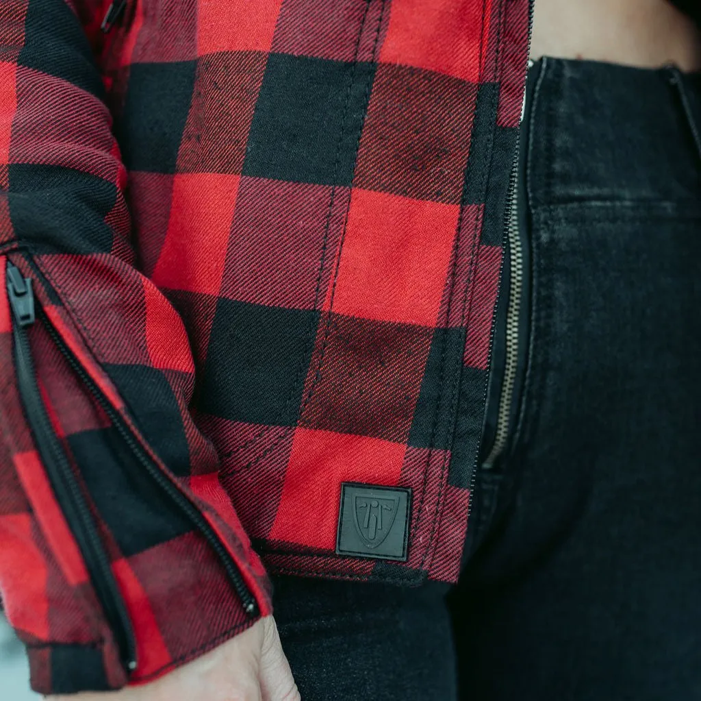 Jessie Flannel Jacket (Red)