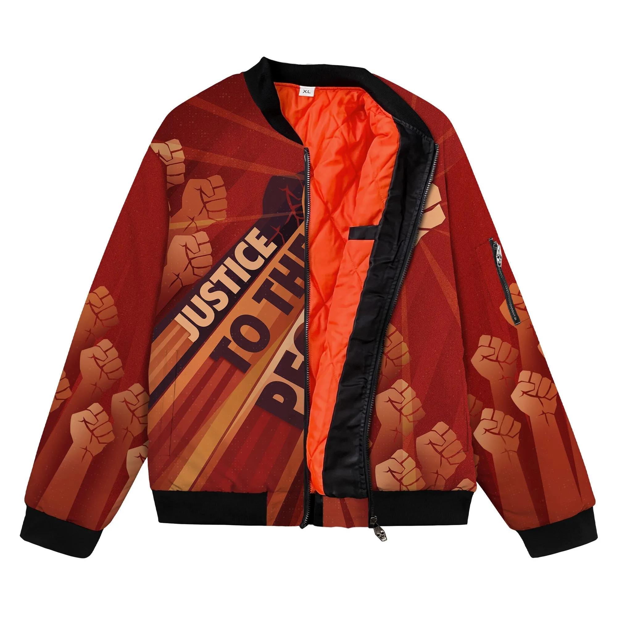 Justice To The People Bomber Jacket