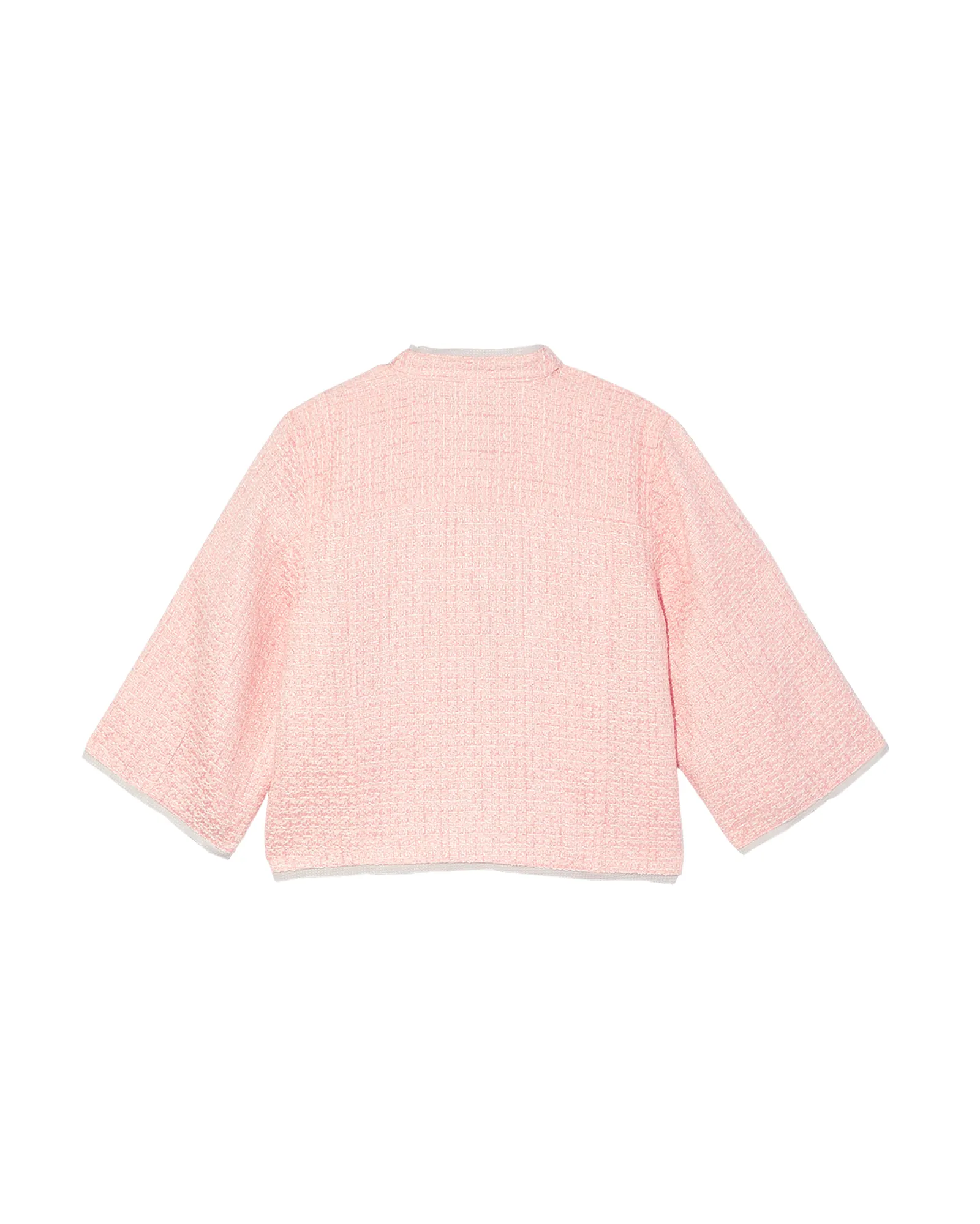 Kela Crop Tweed Jacket | Pink