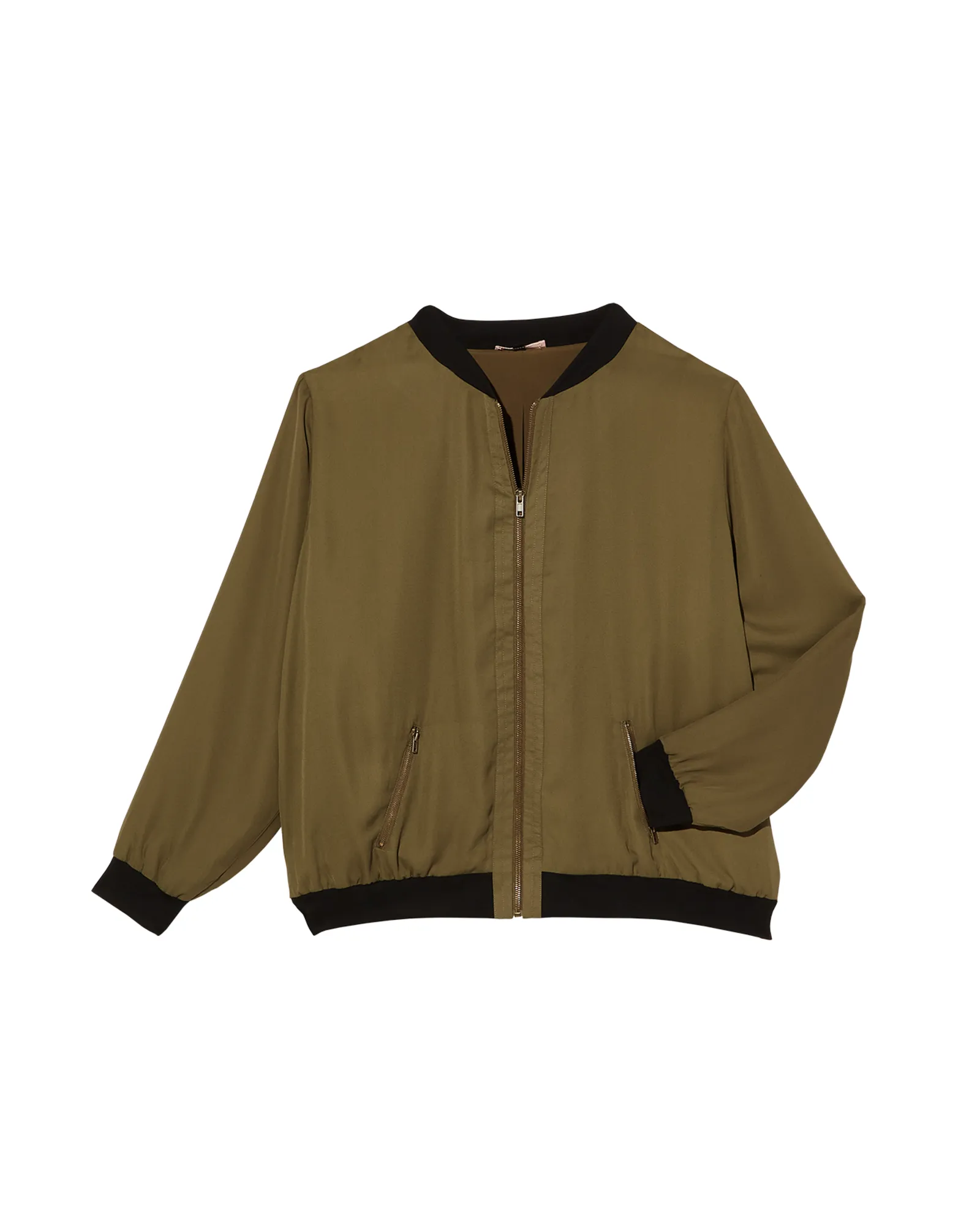 Leah Bomber Jacket | Olive Green