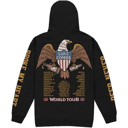 Luke Combs Unisex Pullover Hoodie: Tour 23 Eagle