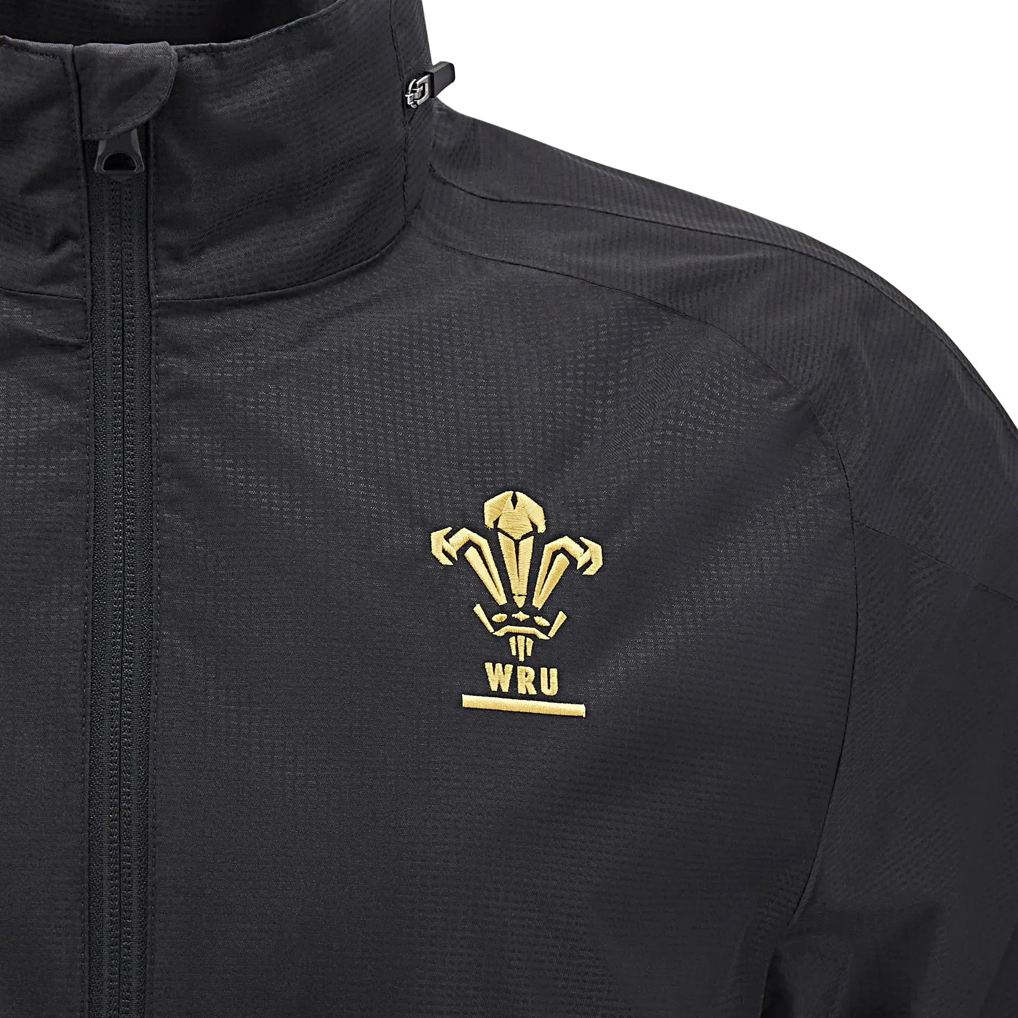 Macron Wales WRU 2024/25 Six Nations Adults Waterproof Rugby Jacket