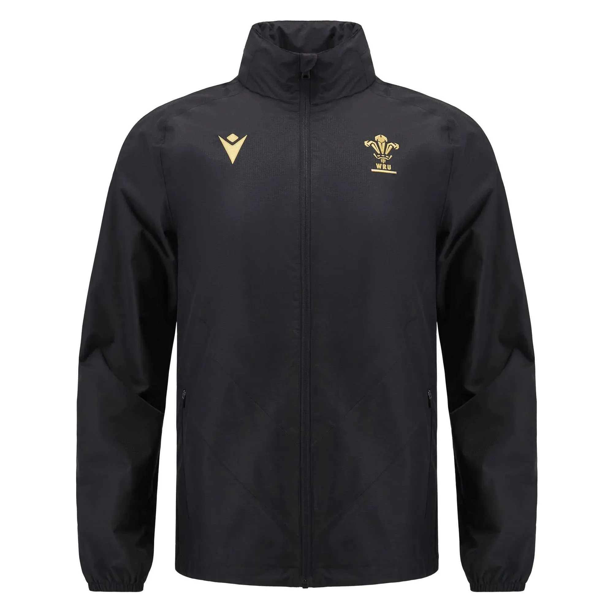 Macron Wales WRU 2024/25 Six Nations Adults Waterproof Rugby Jacket