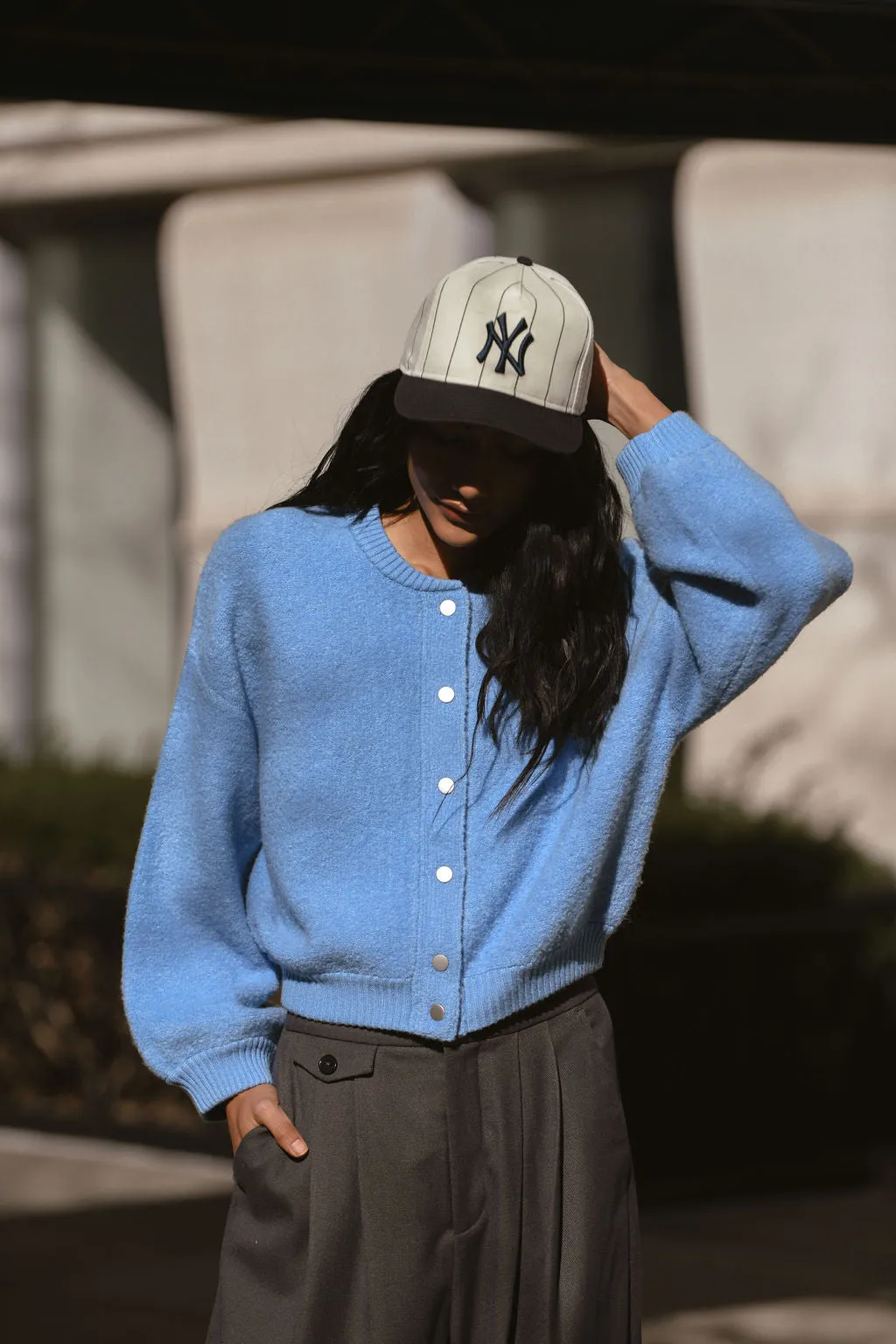 Mellisa Knit Bomber Jacket