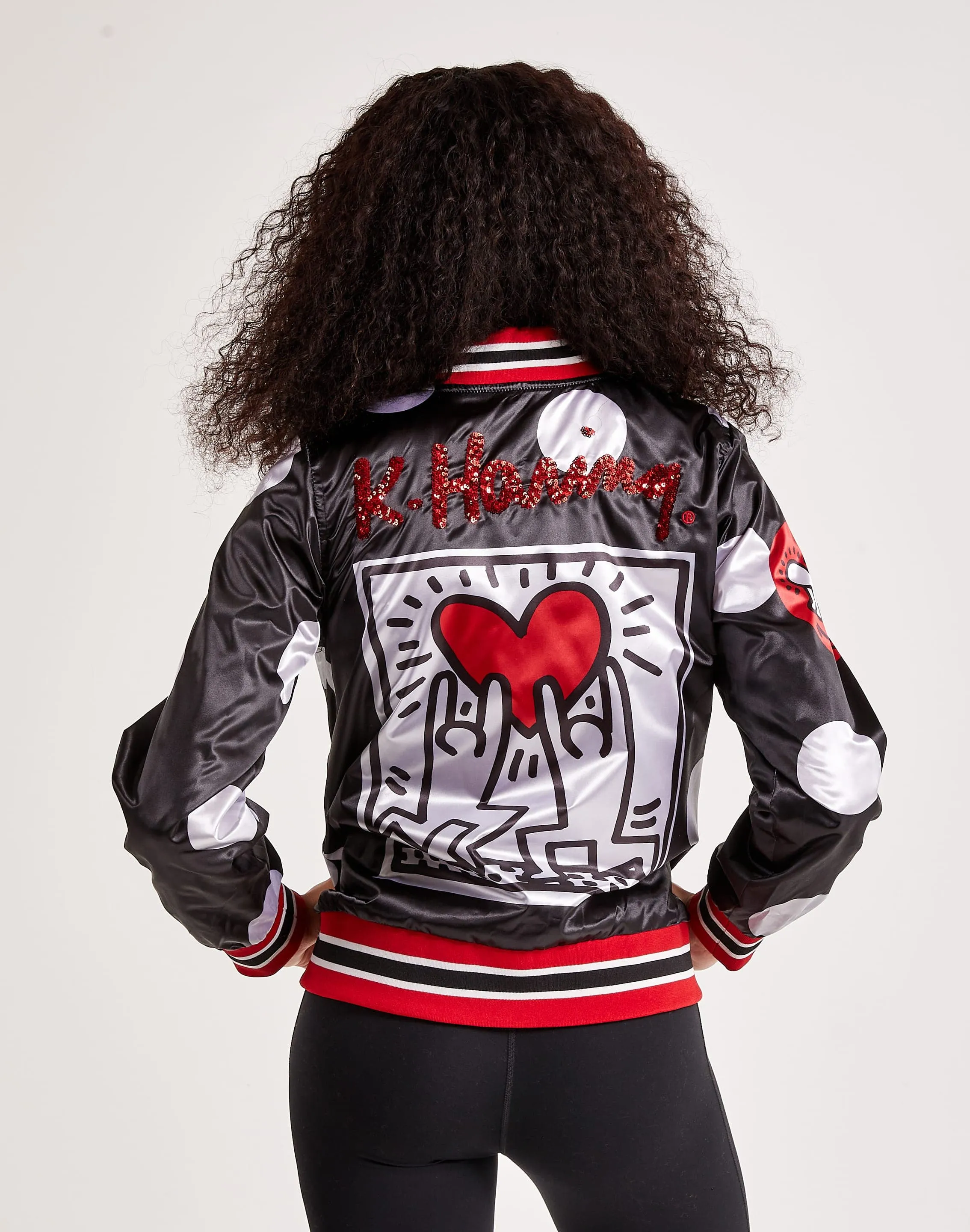 Members Only Keith Haring Bomber Varsity Jacket