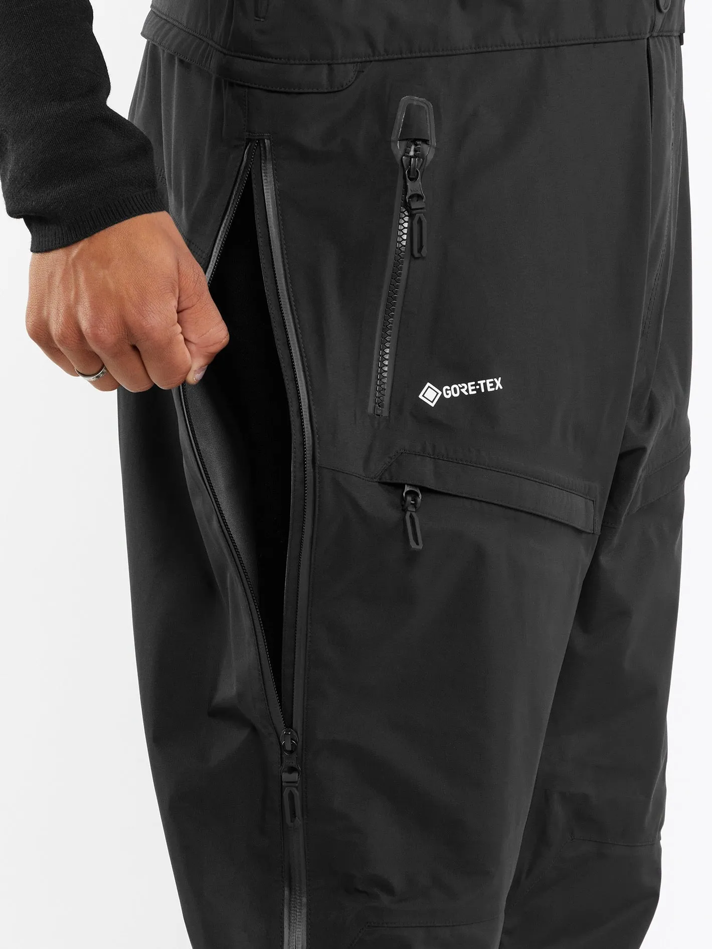 Mens 3L Gore-Tex Bib Overhauler - Black