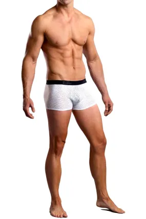 Mens Brazilian Artigo Trunk Short Underwear - White -Clearance