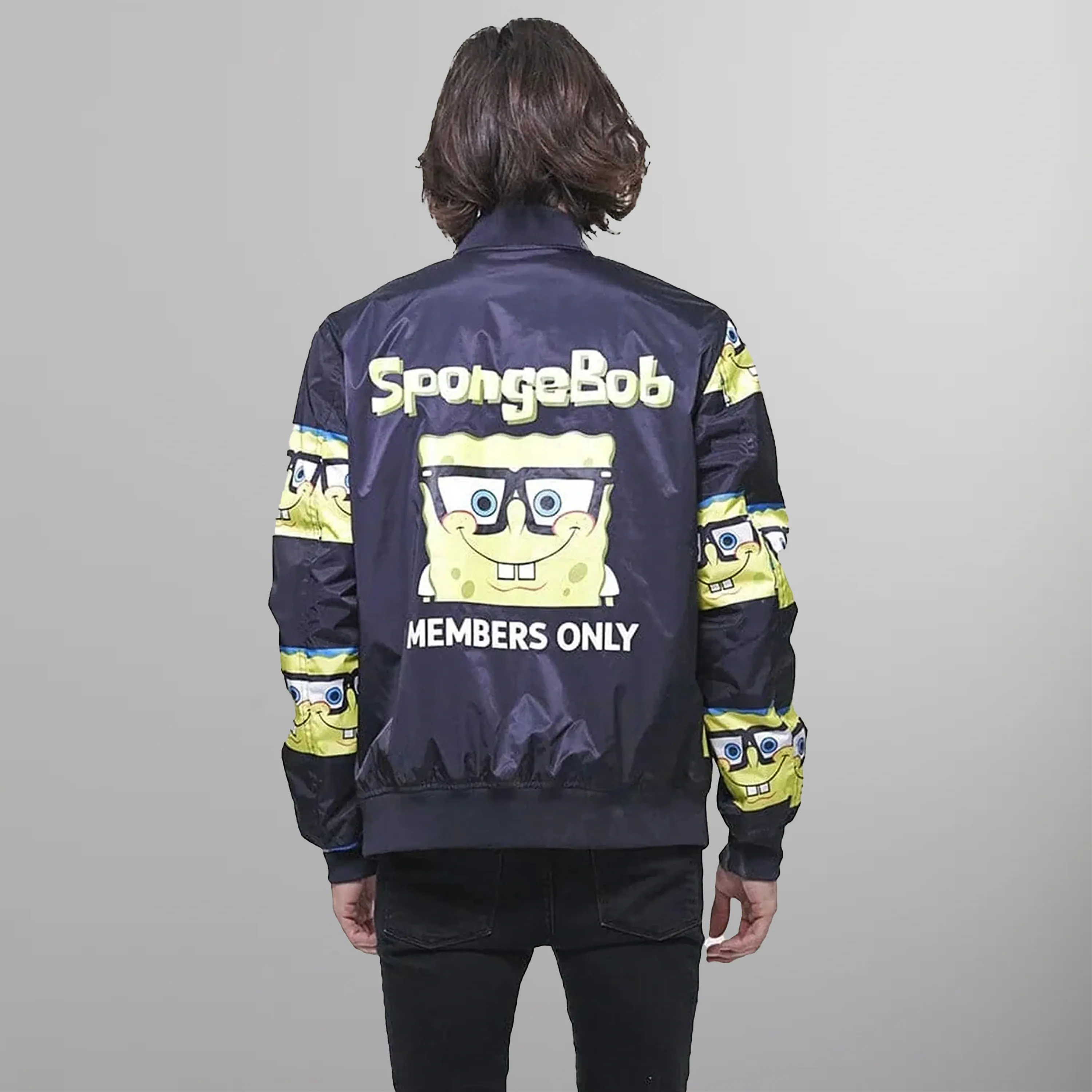 Men's Nickelodeon Spongebob Bomber Jacket - FINAL SALE