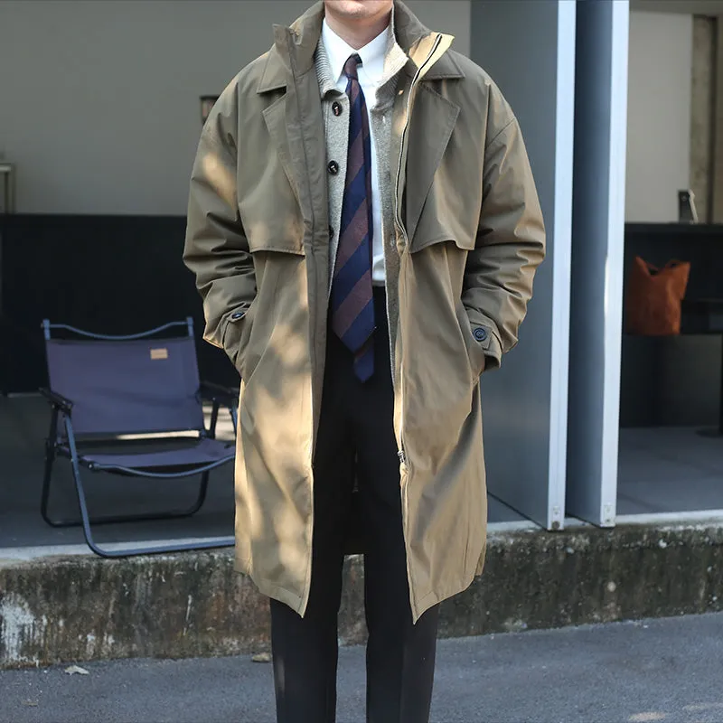 Men's Notch Lapel Down Coat