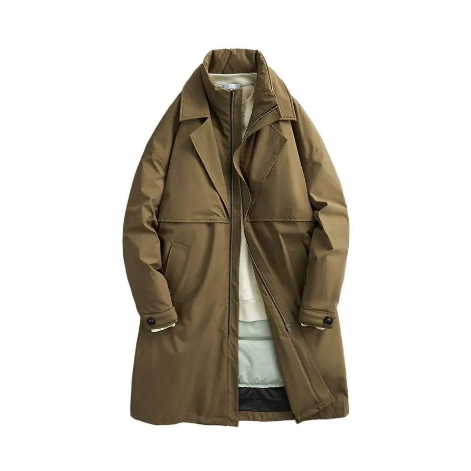 Men's Notch Lapel Down Coat