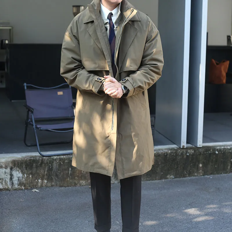 Men's Notch Lapel Down Coat