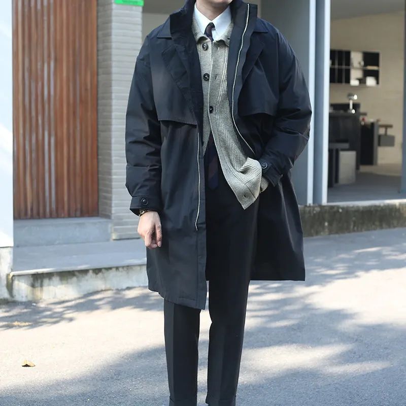 Men's Notch Lapel Down Coat