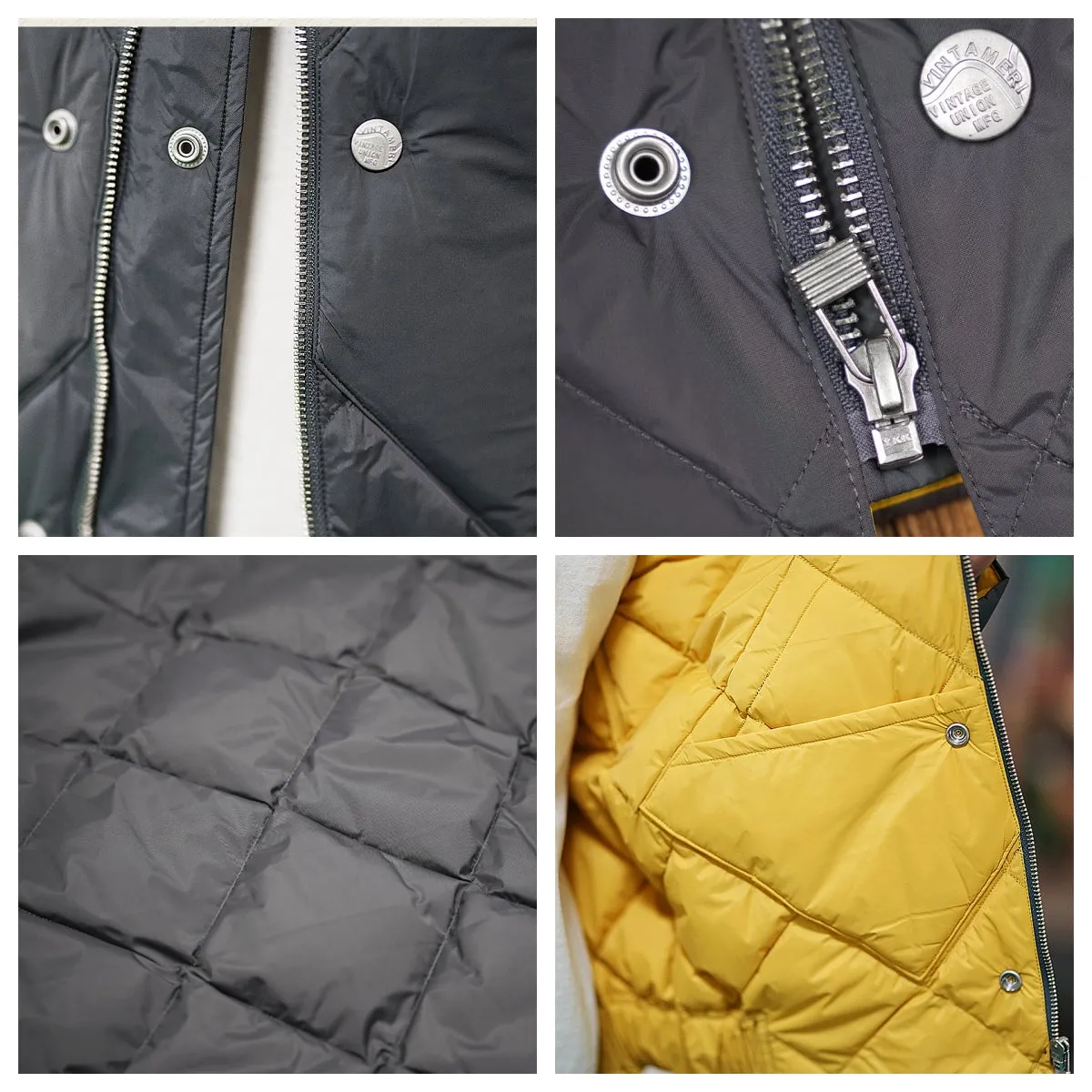 Men's Quilted Bomber Puffer Jacket