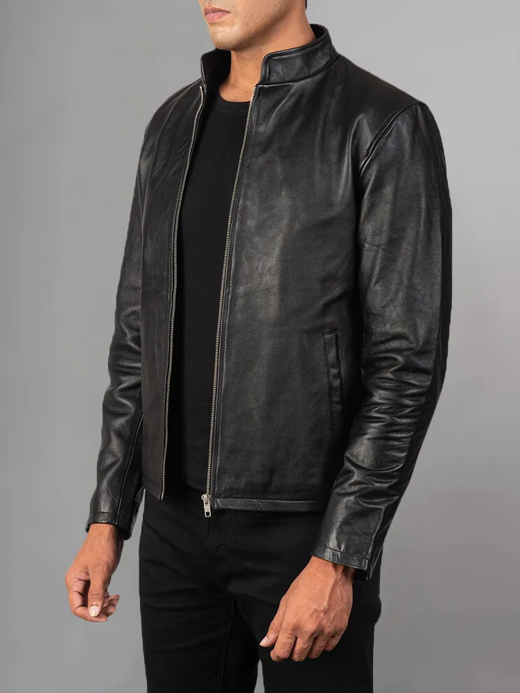 Men's Stylish Superb Real Genuine Leather Bomber Biker Jacket