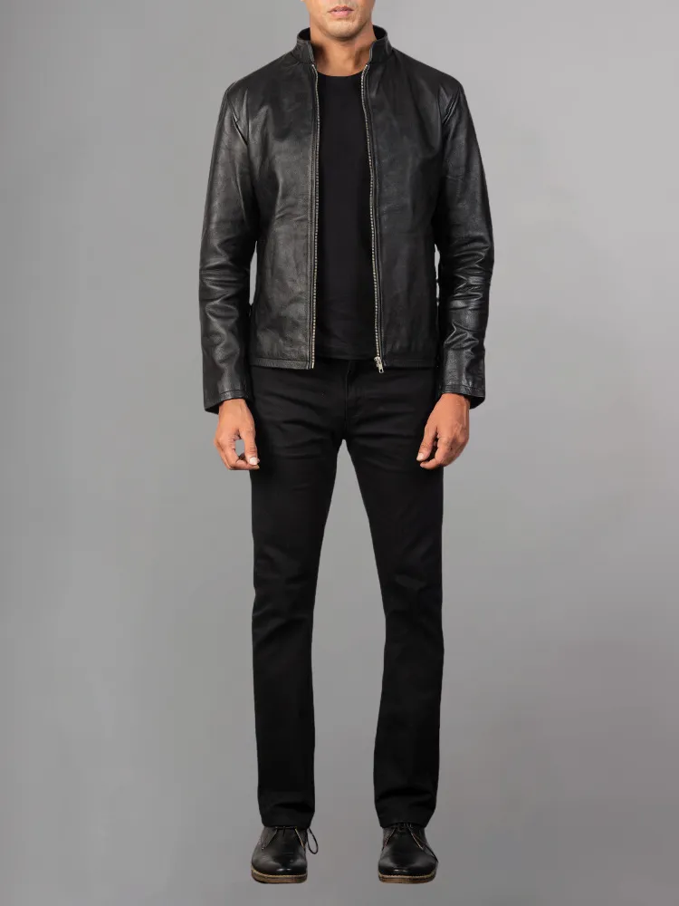 Men's Stylish Superb Real Genuine Leather Bomber Biker Jacket