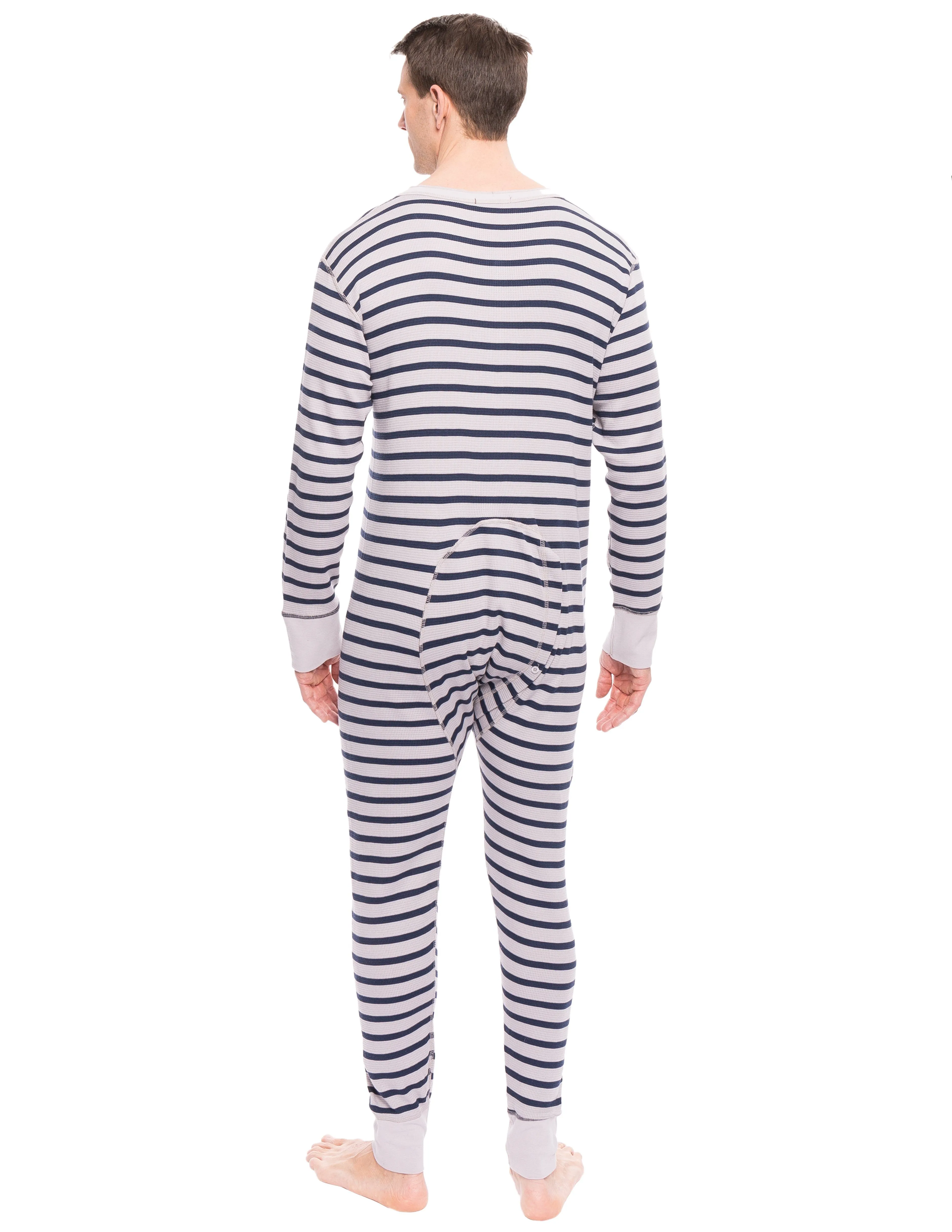 Men's Waffle Knit Thermal Union Suit