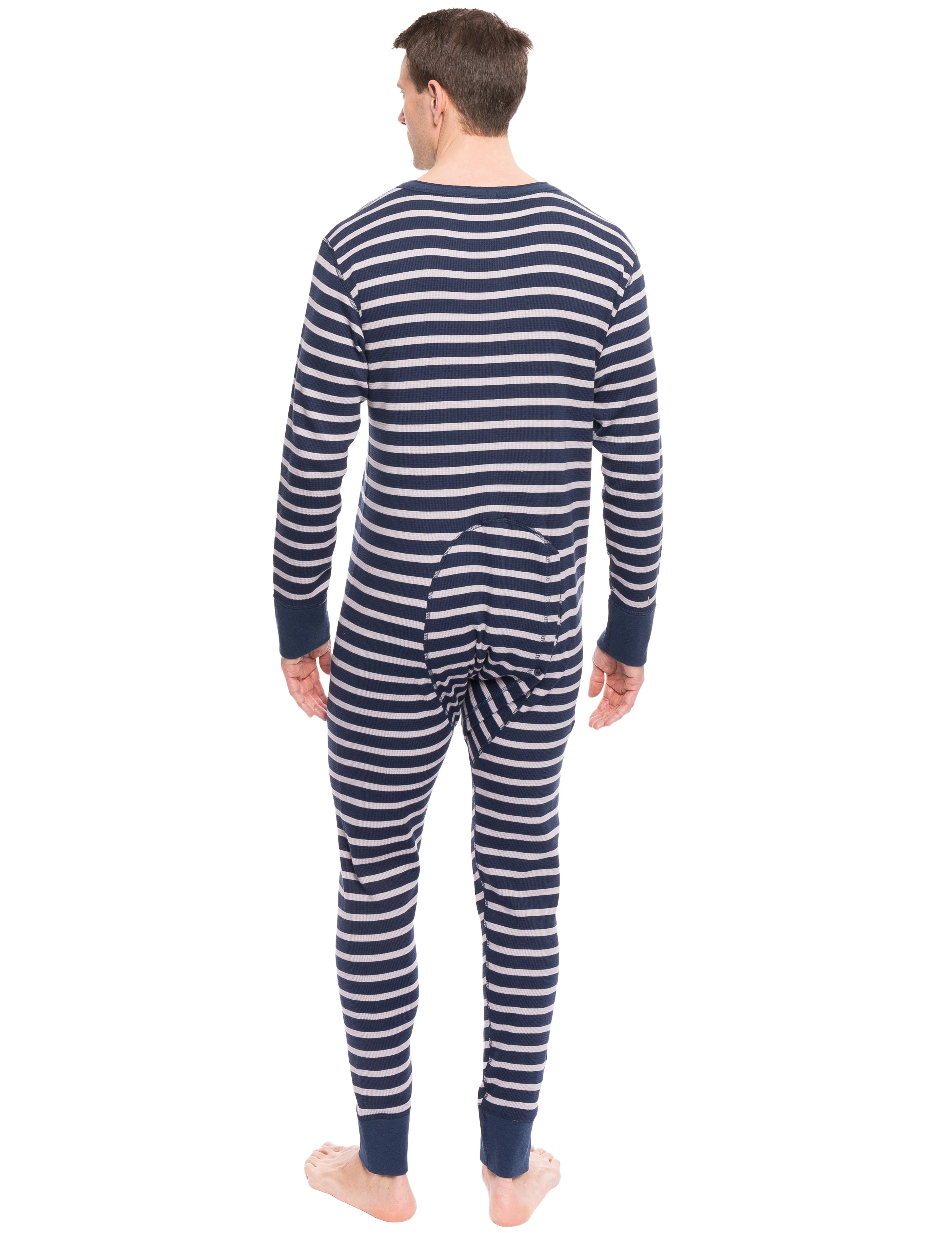 Men's Waffle Knit Thermal Union Suit