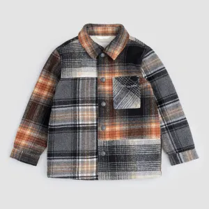 MIL Plaid Flannel Copper Shacket