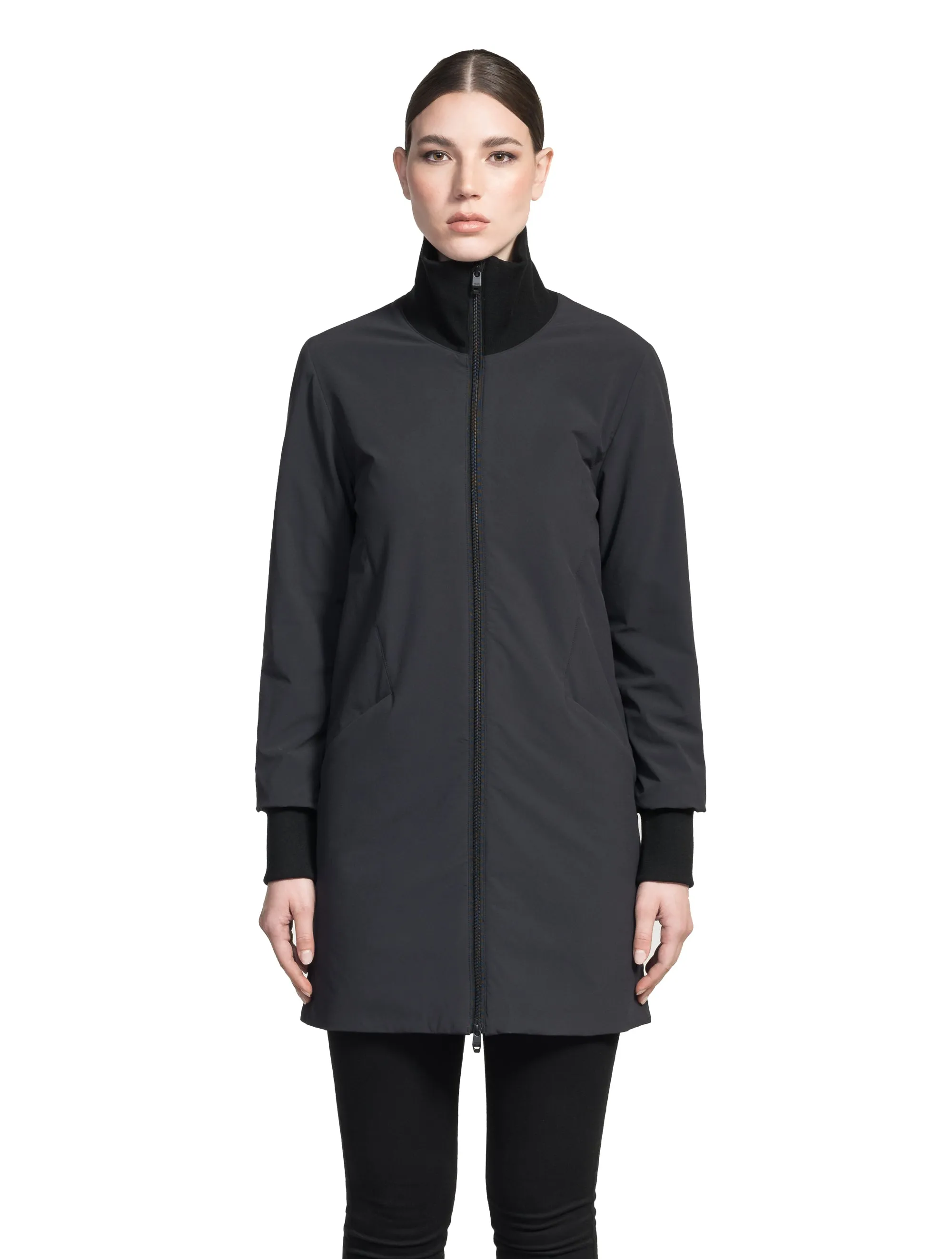 Mora Women's Mid Layer Rib Neck Jacket