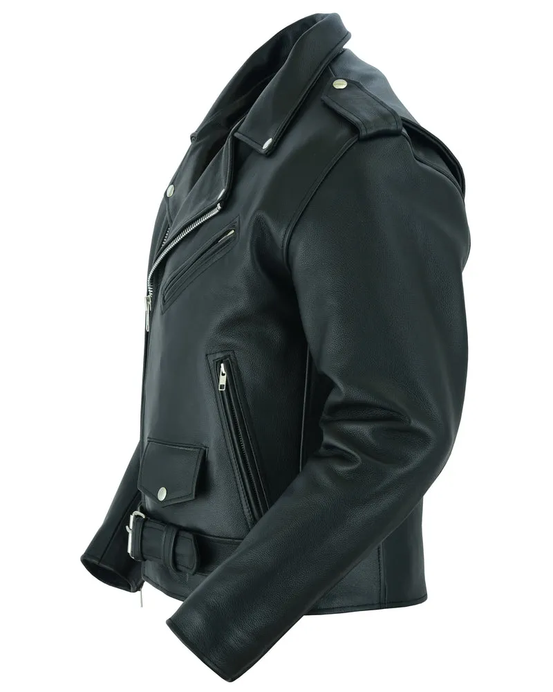 Motorcycle Armored Classic Biker Leather Jacket