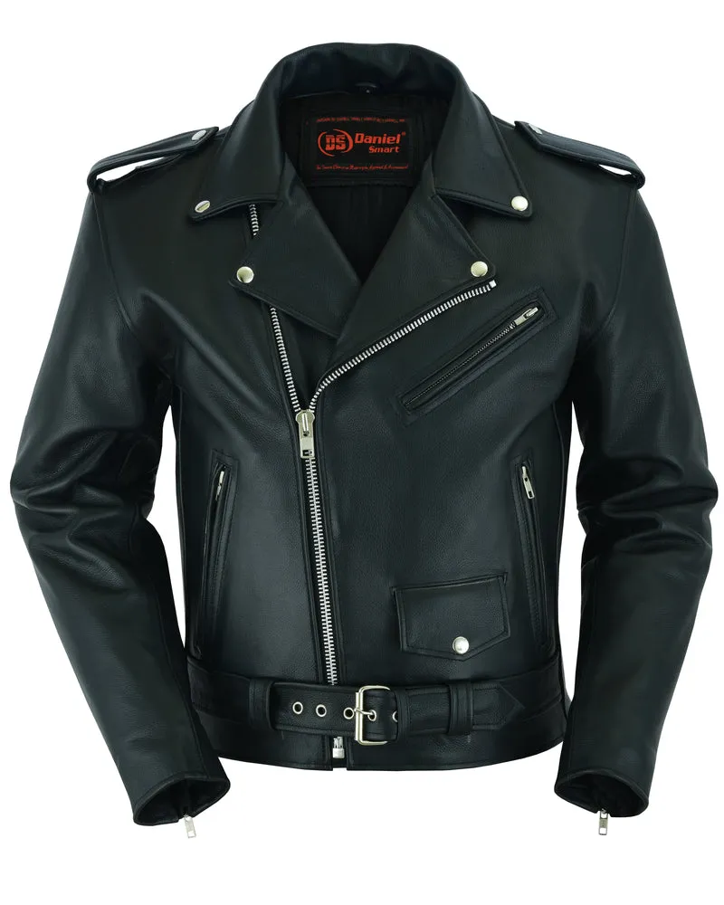 Motorcycle Armored Classic Biker Leather Jacket