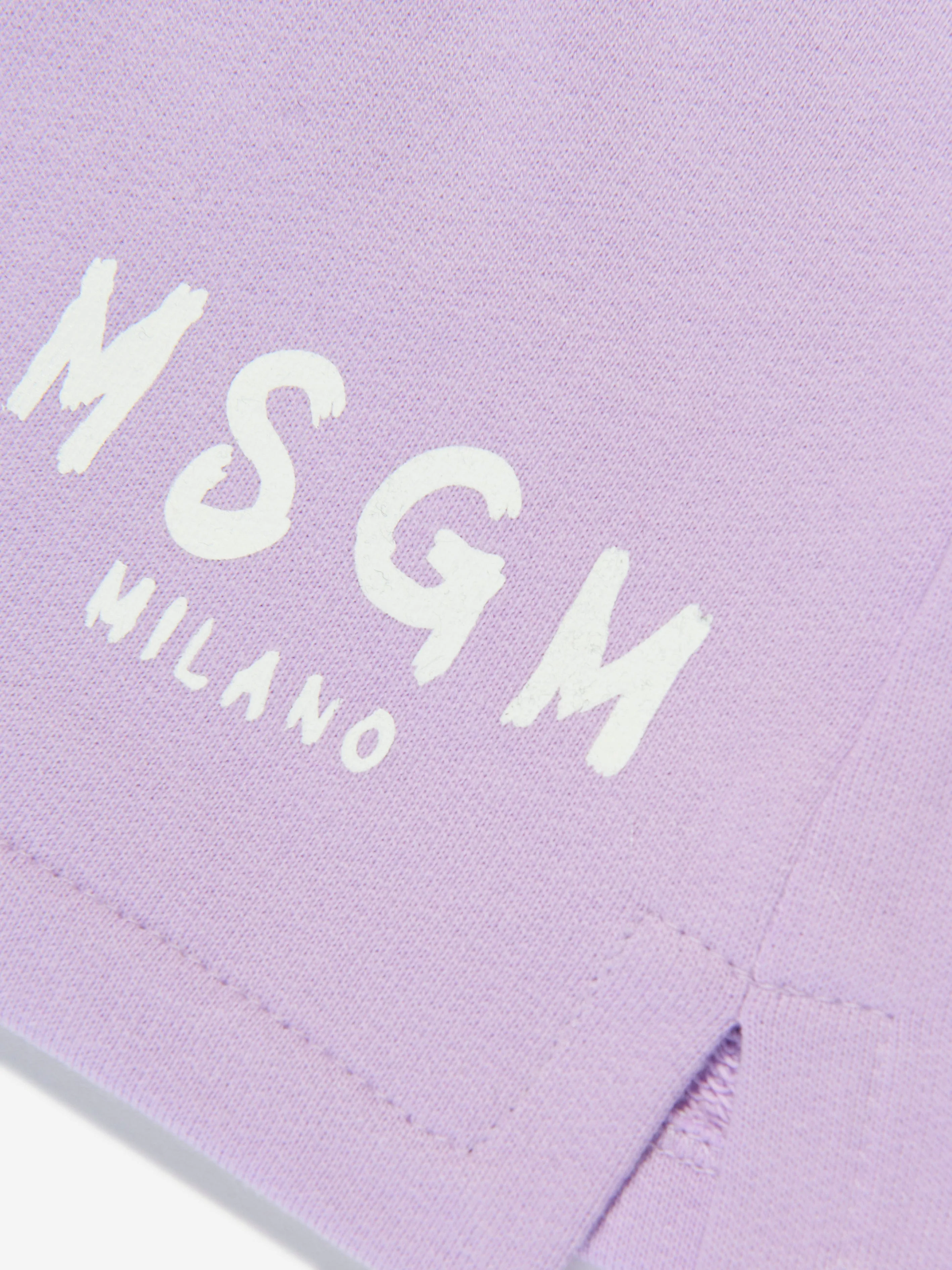 MSGM Girls Fleece Skirt in Lilac